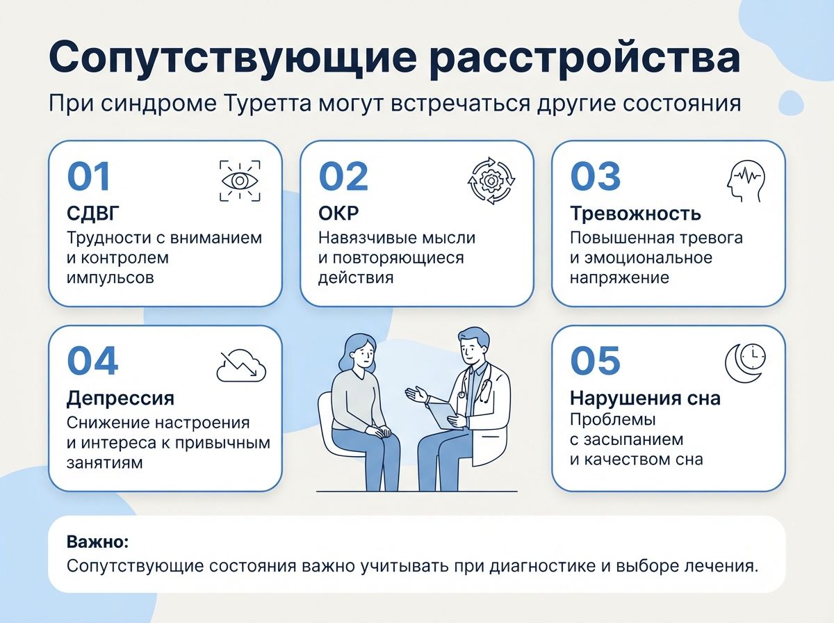 Лечение синдрома Туретта в Томске инфографика